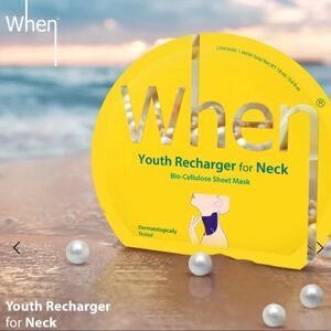 When Youth Recharger for Neck Bio Cellulose Mask